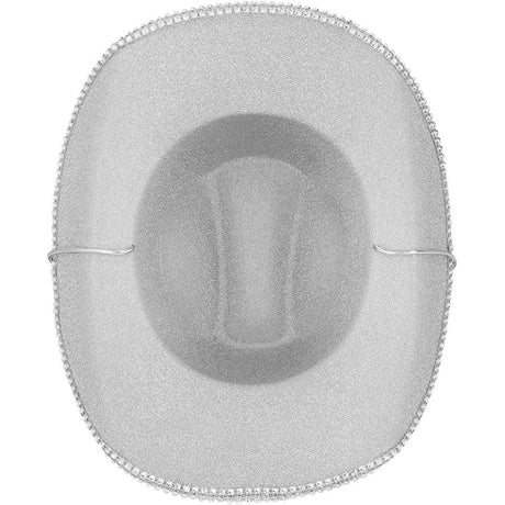 Boland - Bliss Cowboy Hat (Silver) - Adult - Fancy Dress Central