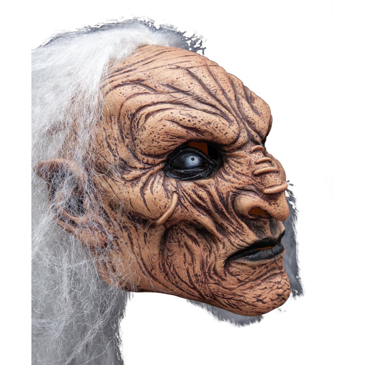 White Haired Demon Mask - Adult