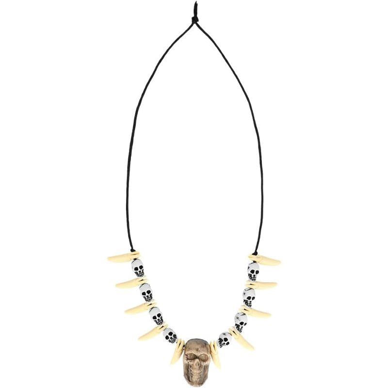 Skull & Tooth Necklace - Adult