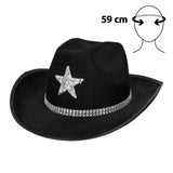Fancy Dress Central - Taylor Cowboy Hat (Black) - Adult - Fancy Dress Central