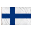 Henbrandt - Finland Flag (5ft x 3ft) - Fancy Dress Central