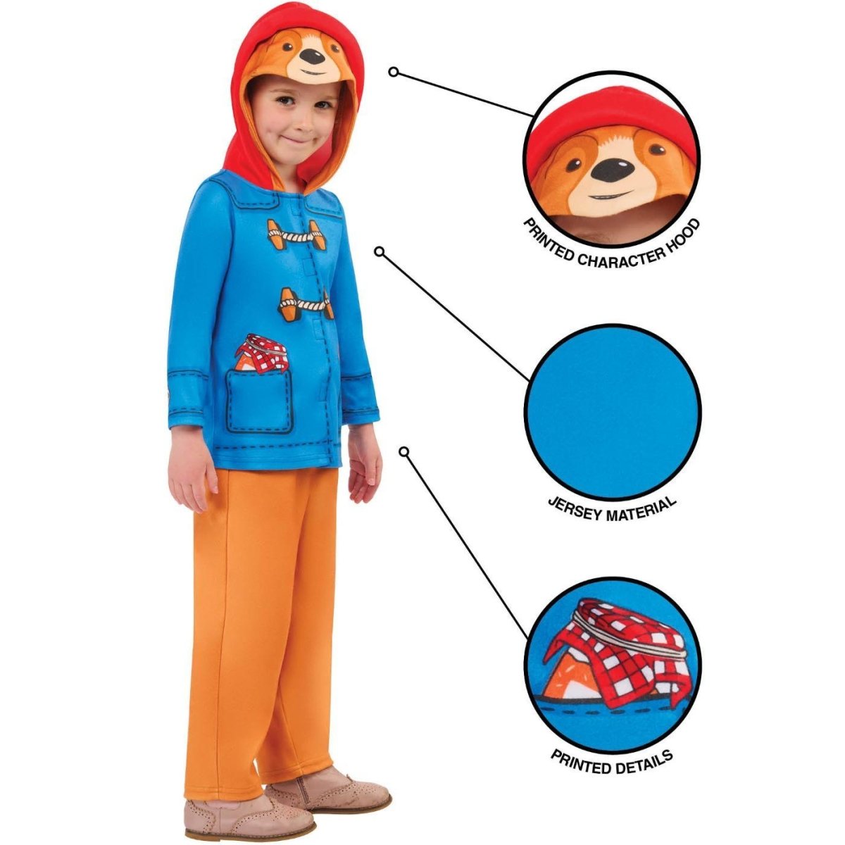 Rubies - Paddington Bear Costume - Child - Fancy Dress Central
