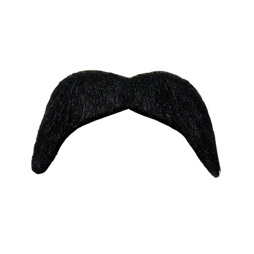 Wicked Costumes Ltd - 70s Style Moustache (Black) - Adult - Fancy Dress Central