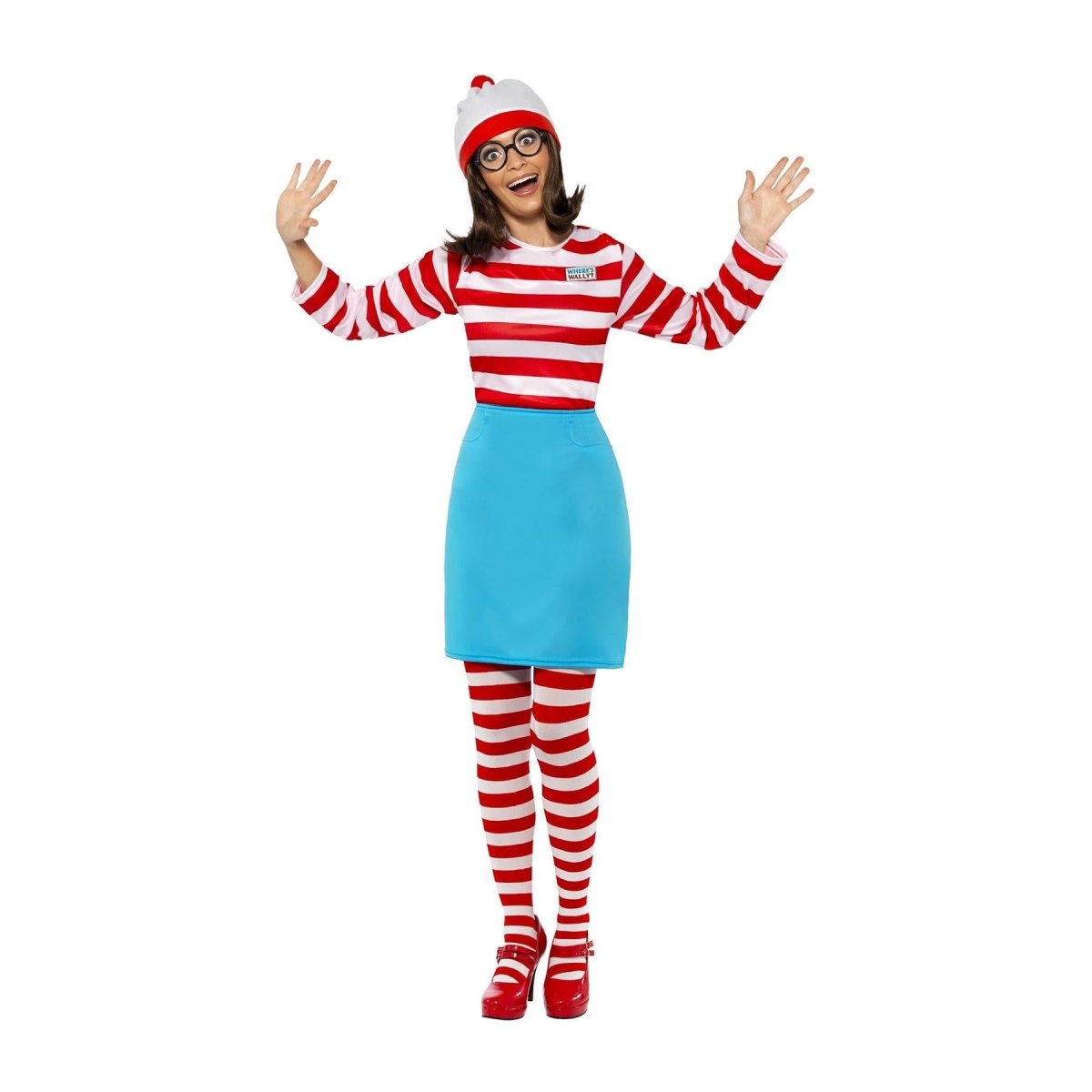 Smiffys - Where's Wally? Wenda Costume - Women - Fancy Dress Central