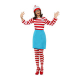 Smiffys - Where's Wally? Wenda Costume - Women - Fancy Dress Central
