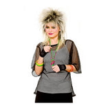Wicked Costumes - Short Sleeved Mesh Top (Black) - Women - Fancy Dress Central