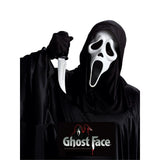 Wicked Costumes Ltd - Ghost Face Mask & Knife Set - Adult - Fancy Dress Central