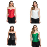 Satin Lace Corset - Women