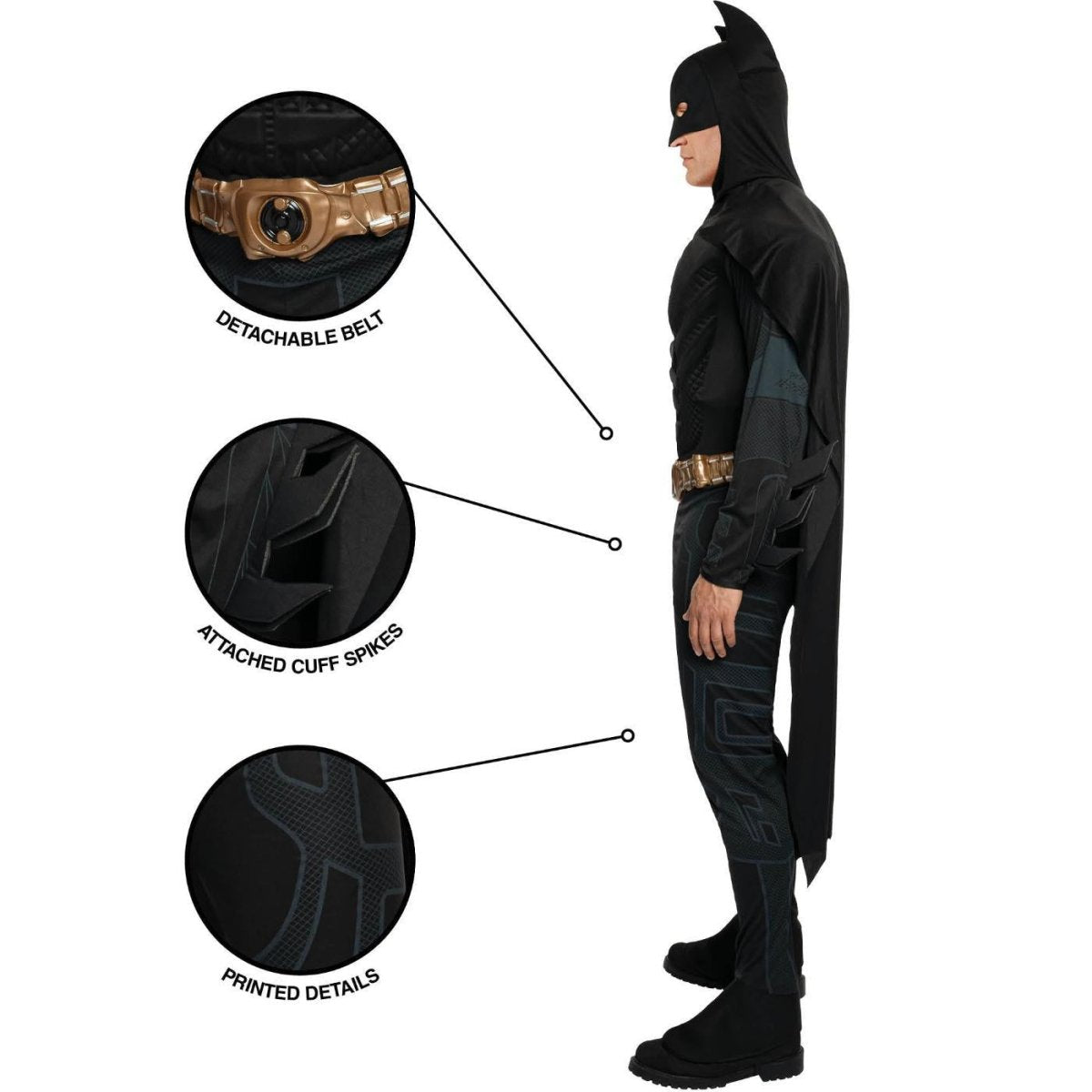 Rubies - Batman Dark Knight Muscle Chest Costume - Men - Fancy Dress Central