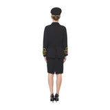 Smiffys - Navy Officer Costume - Womens - Fancy Dress Central