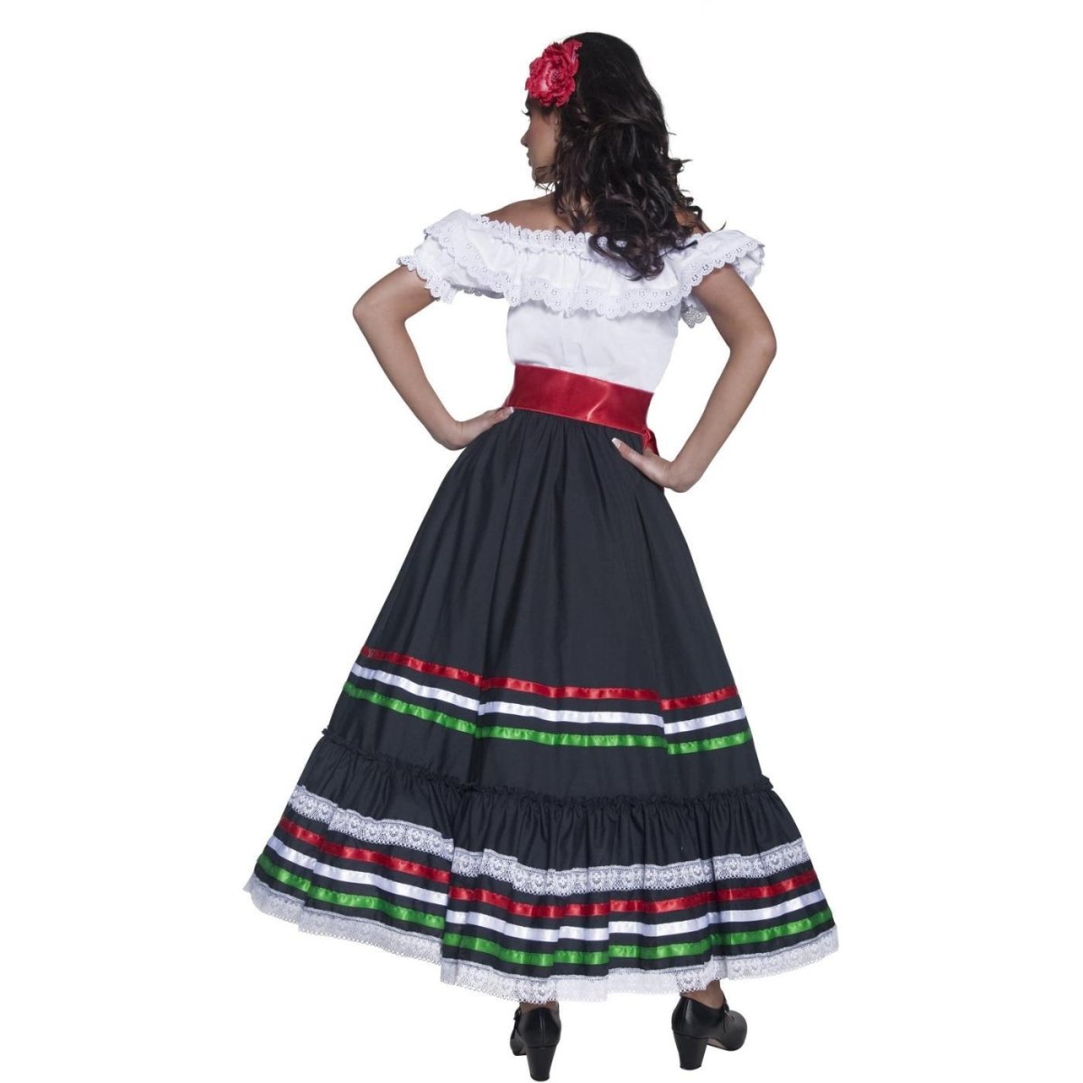 Smiffys - Authentic Western Senorita Costume - Women - Fancy Dress Central