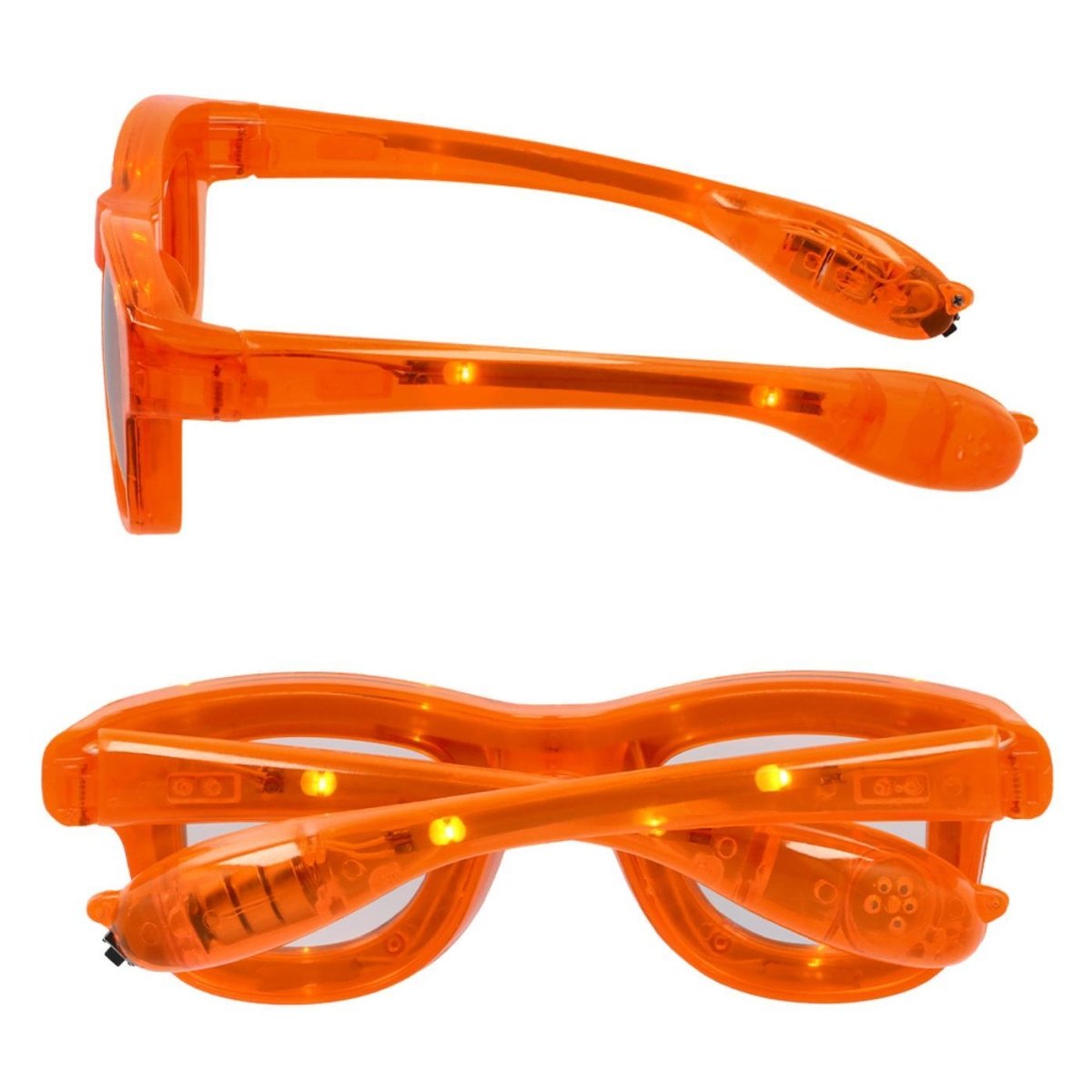 Boland - Blink LED Party Glasses (Orange) - Adult - Fancy Dress Central