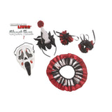 Harlequin Ghost Face Costume - Girls