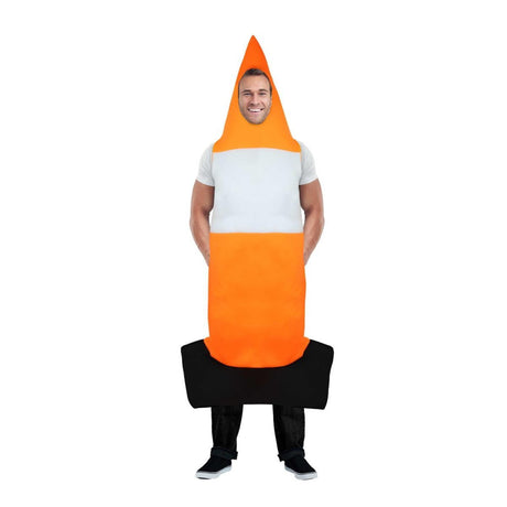 Henbrandt - Traffic Cone Costume - Adult - Fancy Dress Central
