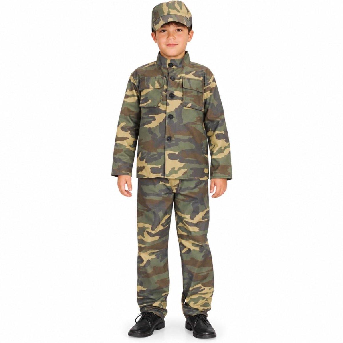 Wicked Costumes - Action Commando Army Costume - Boys - Fancy Dress Central