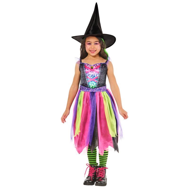 Bright Night Witch Costume - Girls