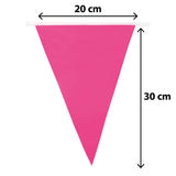 Boland - 10m Coloured Triangular Bunting (Multicoloured) - Fancy Dress Central
