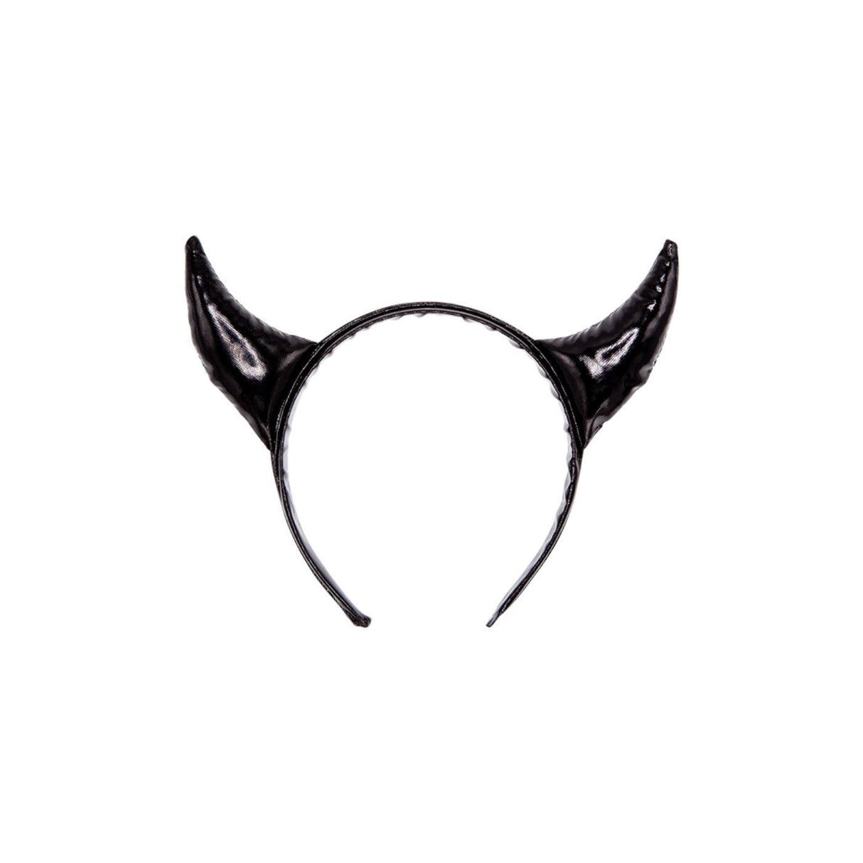 PVC Devil Horns (Black) - Adult