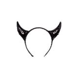 PVC Devil Horns (Black) - Adult