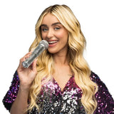 Boland - Disco Microphone (Silver) - Fancy Dress Central