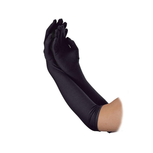 Wicked Costumes Ltd - Long Gloves (Black) - Women - Fancy Dress Central
