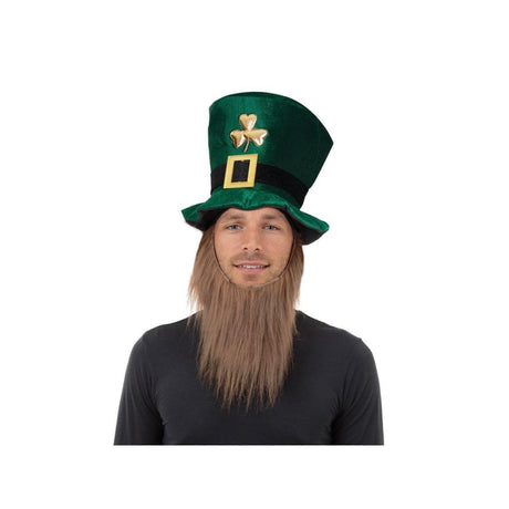 Rubies - Irish Hat & Beard - Men - Fancy Dress Central