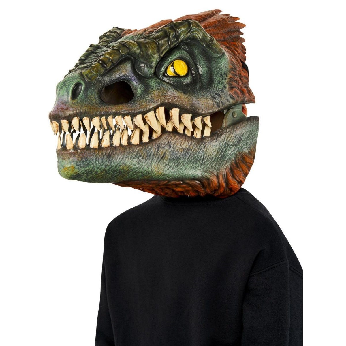Rubies - Pyroraptor Moveable Jaw Mask - Child - Fancy Dress Central