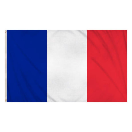 Henbrandt - France Flag (5ft x 3ft) - Fancy Dress Central