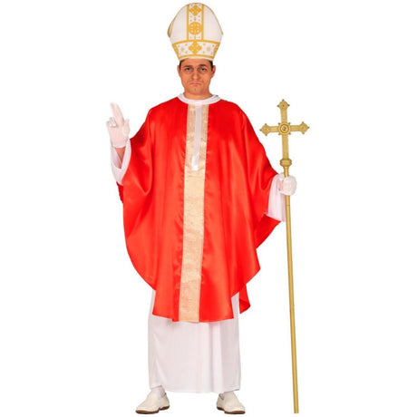 Fiestas Guirca - Pope Costume - Men - Fancy Dress Central