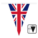 Boland - 10m Union Jack Triangular Bunting - Fancy Dress Central
