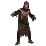 Widmann - Demon Light Up Eyes Costume - Child - Fancy Dress Central