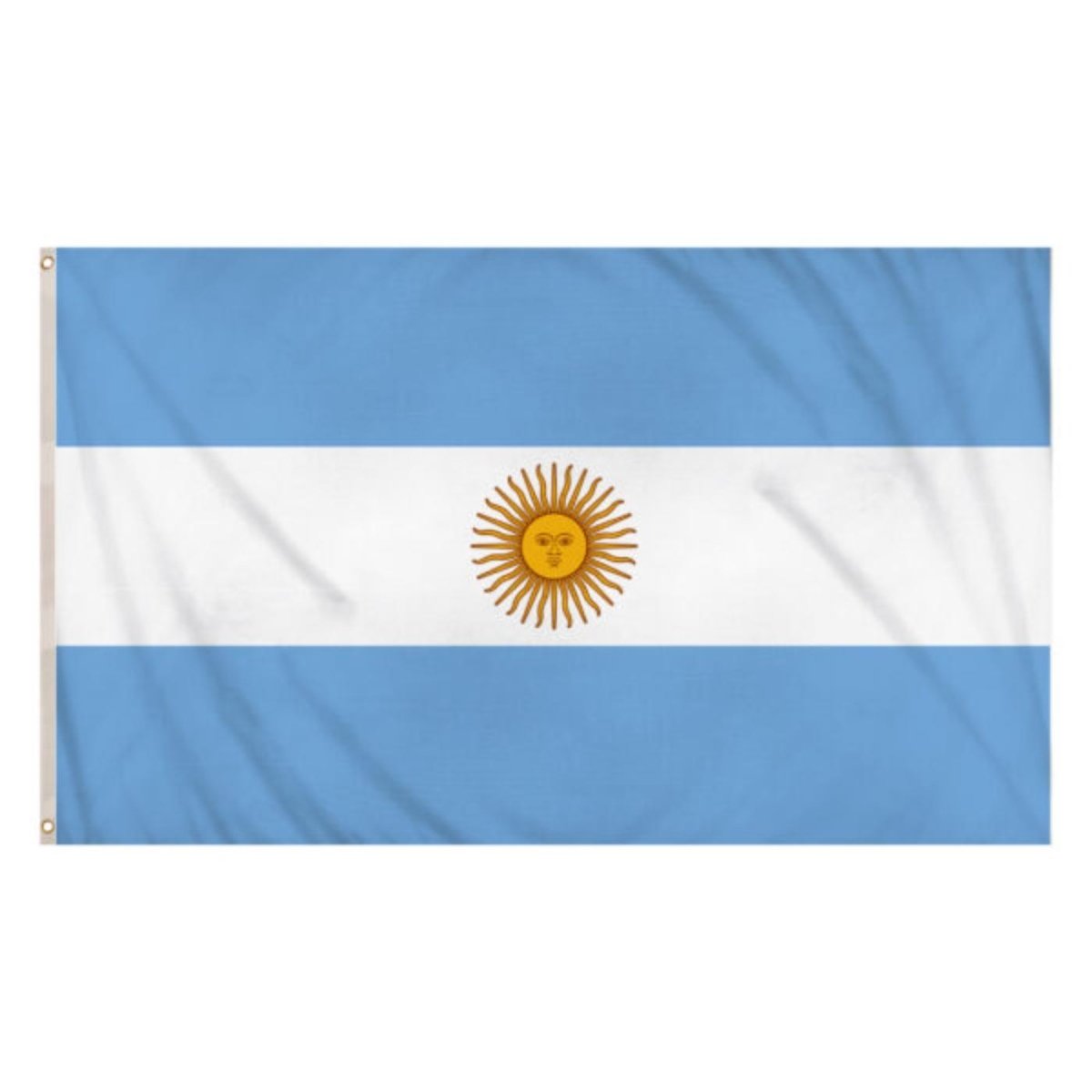 Henbrandt - Argentina Flag (5ft x 3ft) - Fancy Dress Central