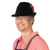 Boland - Alpine Oktoberfest Hat (Black) - Adult - Fancy Dress Central