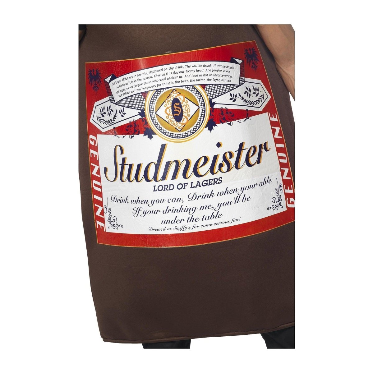 Smiffys - Studmeister The Lord of Lagers Beer Costume - Mens - Fancy Dress Central