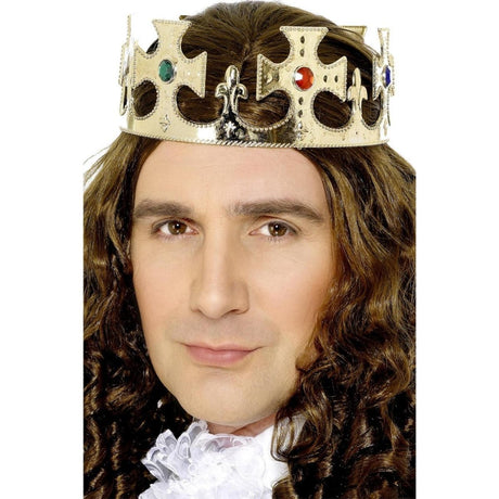 Smiffys - Jewelled Kings Crown - Adult - Fancy Dress Central