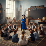Henbrandt - Victorian Nanny Costume - Girls - Fancy Dress Central