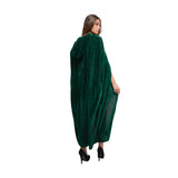 Hooded Velvet Cloak (Green) - Adult