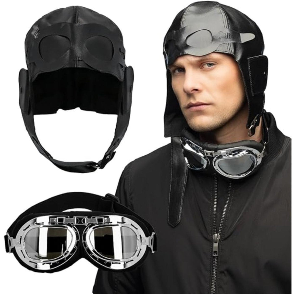 Boland - Airborne Pilot Accessory Set - Adult - Fancy Dress Central