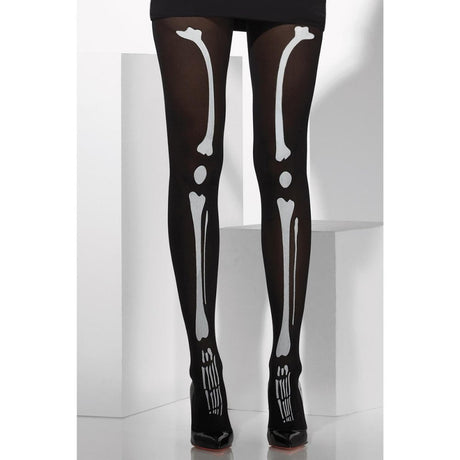 Smiffys - Tights (Skeleton) - Women - Fancy Dress Central