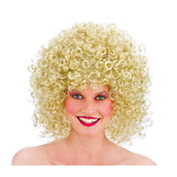 Wicked Costumes Ltd - 80s Disco Perm Wig (Blonde) - Adult - Fancy Dress Central