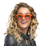 Boland - Blink LED Party Glasses (Orange) - Adult - Fancy Dress Central
