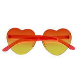 Boland - Festival Hearts Party Glasses (Orange) - Adult - Fancy Dress Central