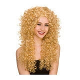 Wicked Costumes Ltd - Long Curly Wig (Blonde) - Adult - Fancy Dress Central
