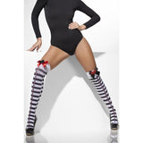 Smiffys - Deck of Cards Thigh High Stockings - Women - Fancy Dress Central