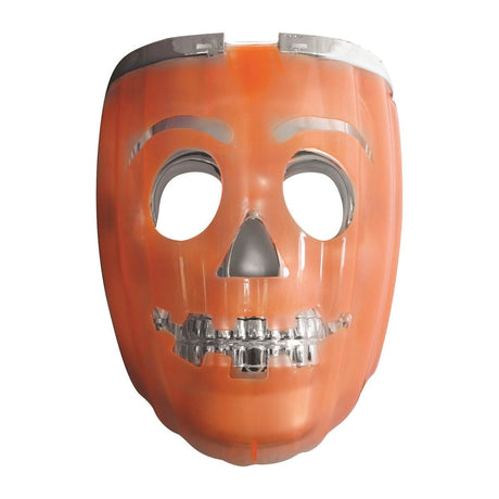 Rubies - Glow in the Dark Pumpkin Mask - Adult - Fancy Dress Central