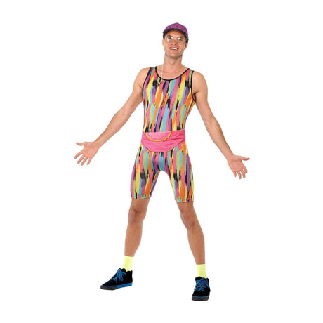Smiffys - 80s Aerobics Instructor Costume - Men - Fancy Dress Central