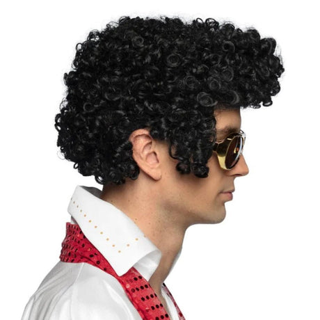Boland - Rock 'n' Roll Wig - Men - Fancy Dress Central