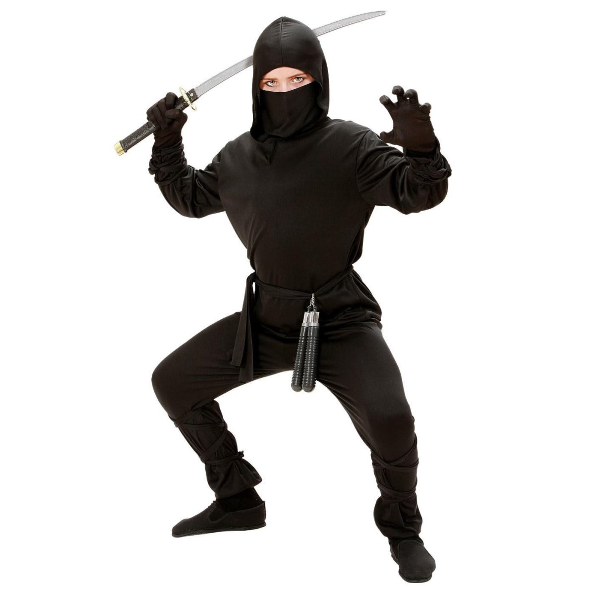 Widmann - Ninja Costume - Child - Fancy Dress Central