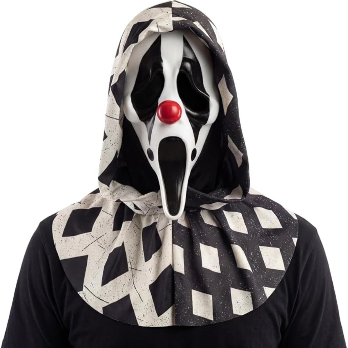 Wicked Costumes - Ghost Face Clown Mask - Adult - Fancy Dress Central