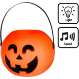 LED Pumpkin Trick or Treat Bucket